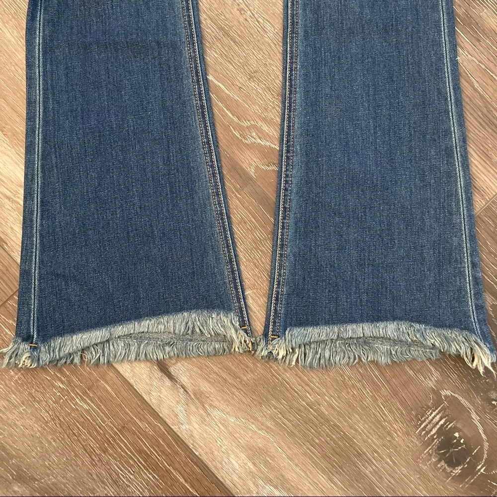 Current/Elliott Dark Blue Boot Cut Jeans - Picture 8 of 13